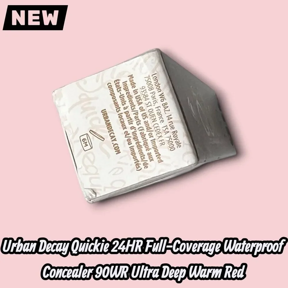 New Urban Decay Quickie 24HR Full-Coverage Waterproof Concealer 90WR Ultra Deep